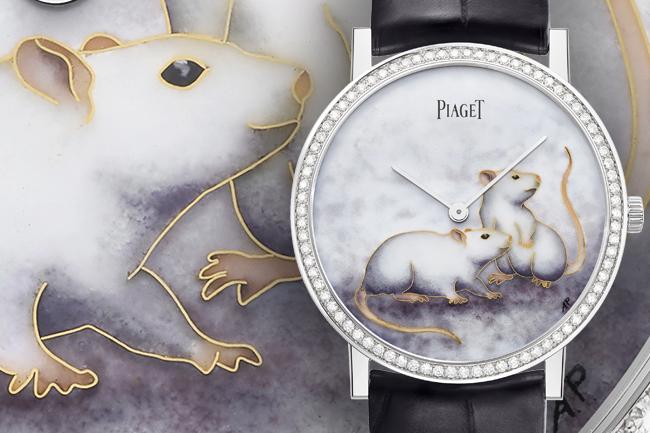 伯爵携手珐琅彩绘大师anitaporchet推出altiplano鼠年生肖表