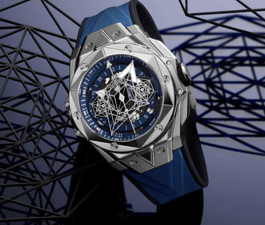 宇舶再度携手刺青师Sang Bleu推出Big Bang Sang Bleu II墨蓝计时表
