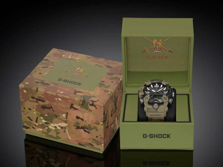 G-SHOCK和英國陸軍合作推出Mudmaster GG-B100特別版- 世界腕錶World Wrist Watch