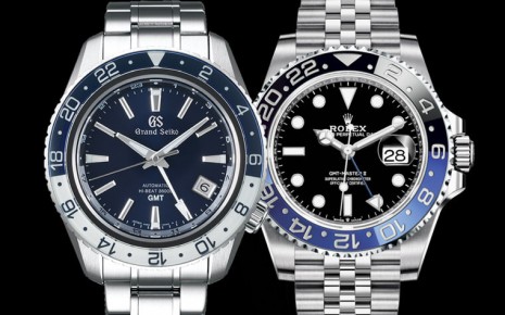 雙色圈兩地時間手錶 勞力士GMT-Master II和GS比較