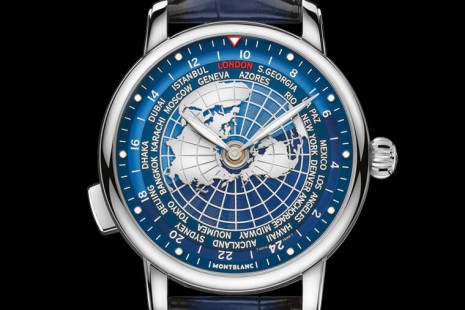 萬寶龍明星傳承系列發表新款世界時區手錶 不鏽鋼款價格在20萬左右