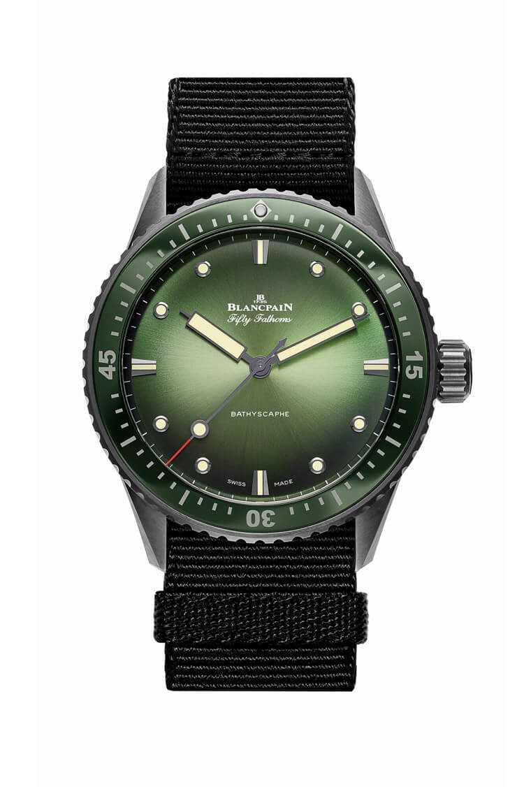 宝珀五十噚推出限点限量绿面款式 - 世界腕表 world wrist watch