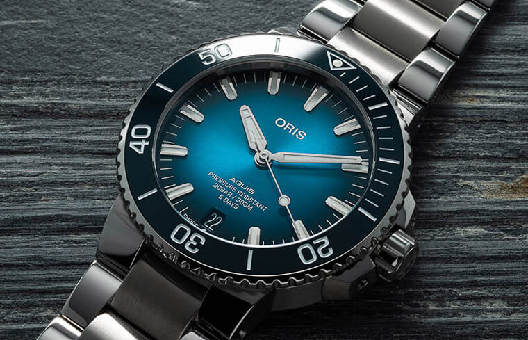 ORIS Aquis日期表搭载十年保固新机芯 价格让人有惊喜感