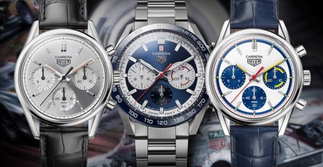 泰格豪雅用三款復古設計Carrera計時錶慶祝160週年里程碑