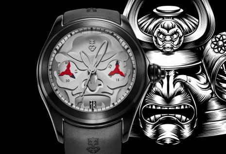 崑崙表泡泡手錶以日本武士妖怪面具為靈感展現威猛氣勢
