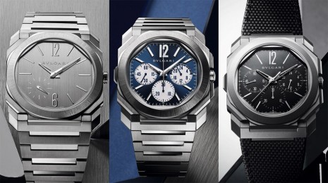 寶格麗Octo Finissimo超薄錶連發新款小三針和兩地時間計時錶