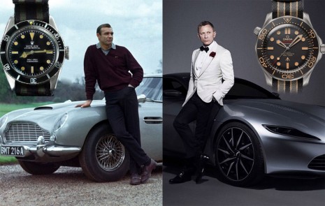 新舊007詹姆士龐德名車名錶比較