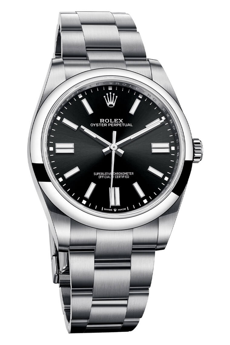 入门劳力士运动表推荐41mm黑面oysterperpetual
