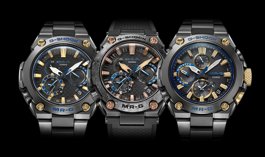 G-SHOCK顶级款MR-G系列胜色主题表三连发