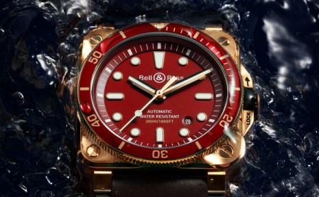 柏萊士BR03-92方形潛水錶換上紅色面盤錶圈再出擊