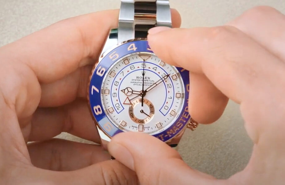 一次看懂勞力士帆船賽專用計時錶Yacht-Master II如何調校運作