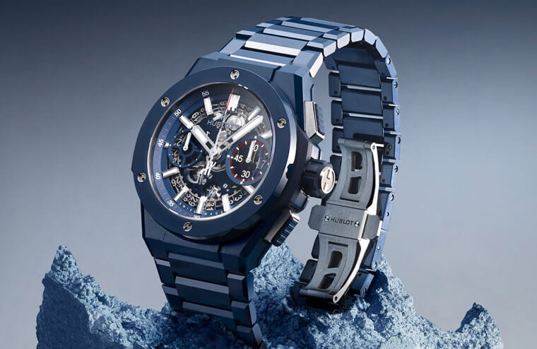 陶瓷表王持续发力评点2021 hublot big bang蓝陶瓷计时表 世界腕表world wrist watch