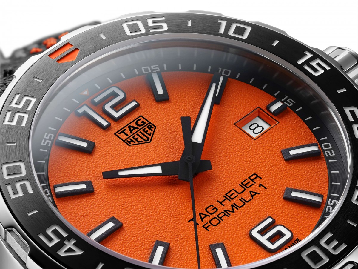 泰格豪雅f1系列石英表换上黄色与橘色新出击 世界腕表world Wrist Watch 泰格豪雅f1系列石英表换上黄色与橘色新出击 世界腕表world Wrist Watch