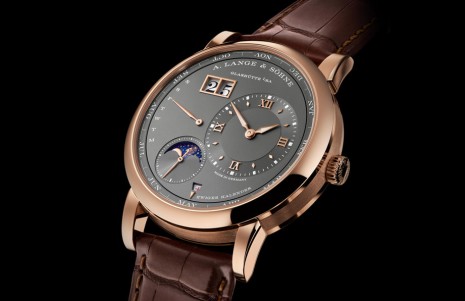 朗格Lange 1系列發表極少見純粹萬年曆月相手錶