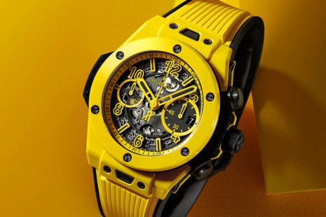 宇舶新款Big Bang計時錶採用錶壇首見黃色陶瓷錶殼