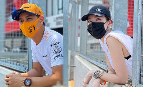 林志穎夫妻McLaren賽道日大秀神錶比車吸睛