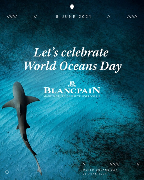 宝珀BLANCPAIN邀您一起庆祝世界海洋日！