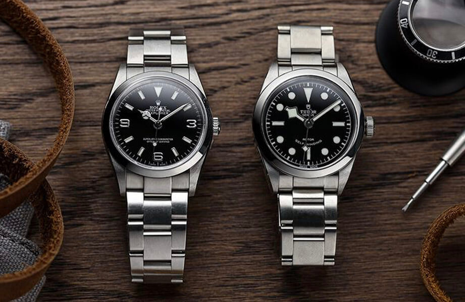 Tudor black bay 36 vs rolex explorer clearance