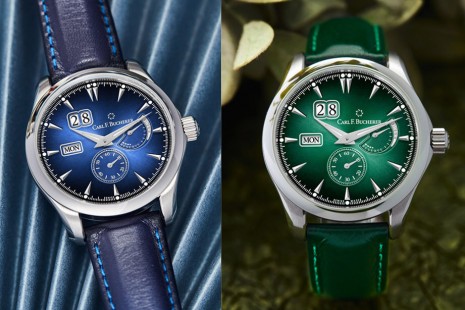 寶齊萊再展招牌外緣自動盤技術 馬利龍新作換上藍面或綠面突顯手錶實用性