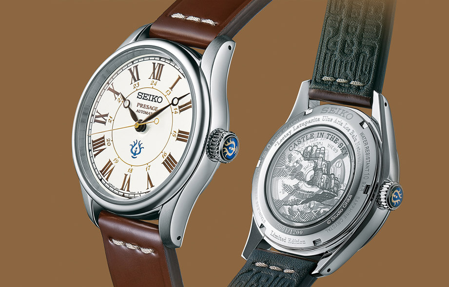 SEIKO Presage系列与吉卜力经典动画《天空之城》合推联名表