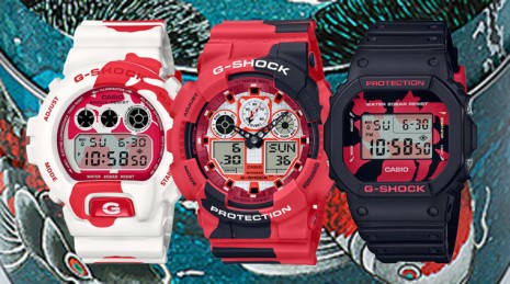 G-SHOCK以錦鯉為主題創作三款新錶