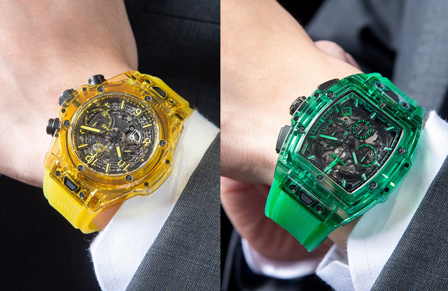 稀有彩色寶石上手！ 盤點「透明手錶之王」HUBLOT款式功能及特色