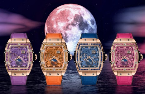 中秋賞月有它更加分 宇舶大爆炸靈魂系列月相彩色寶石手錶