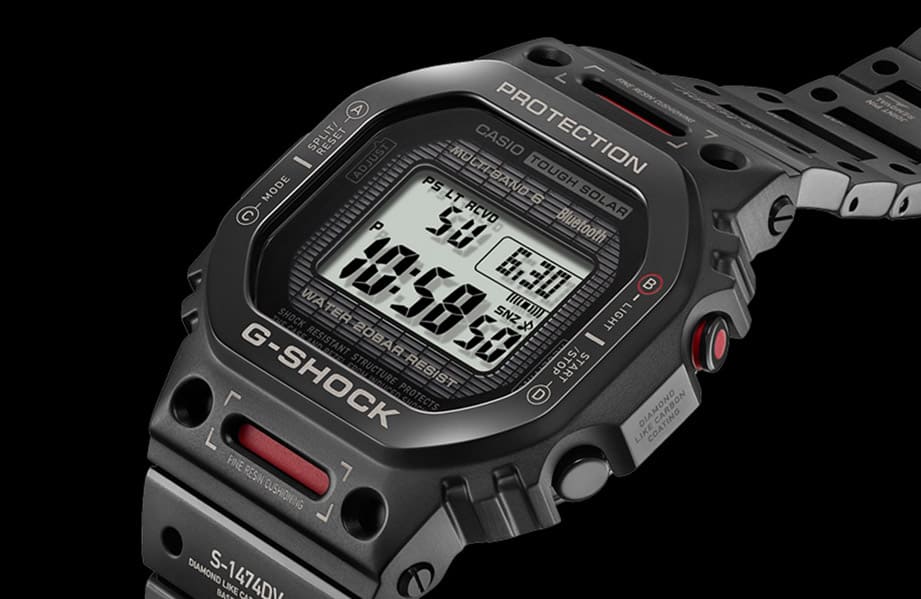 G-SHOCK金属产品线再添GMW-B5000新作 DLC钛金属表壳蕴含科幻风主题