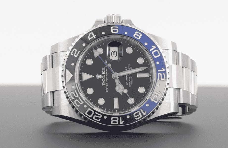 又见劳力士蓝黑圈 GMT-Master II 三板带声势强压五珠带