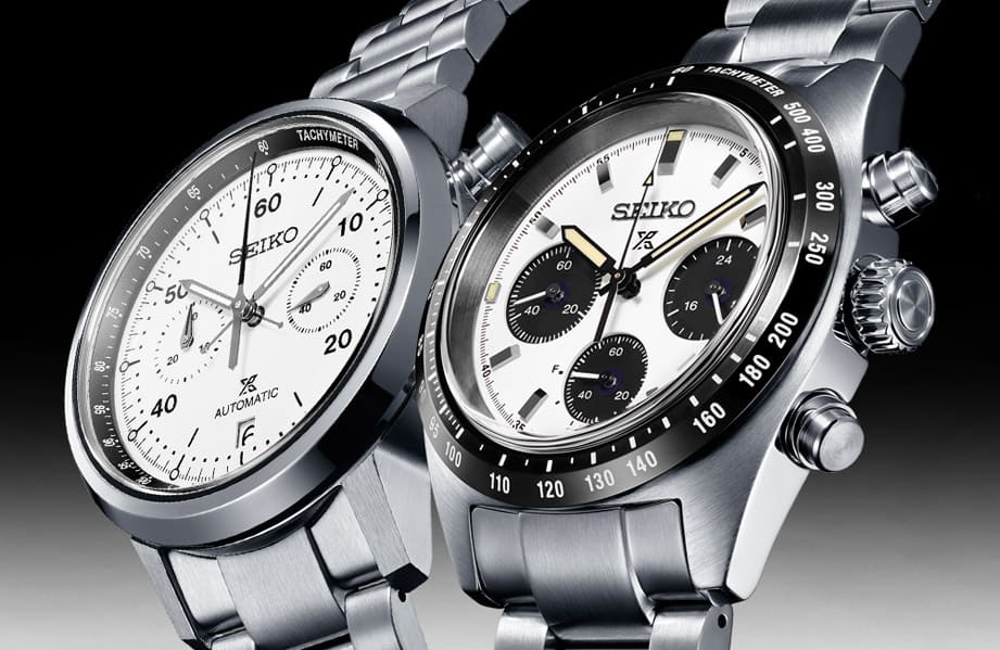 SEIKO新款Speedtimer计时码表有两种机芯 太阳能石英机芯熊猫面神似Daytona