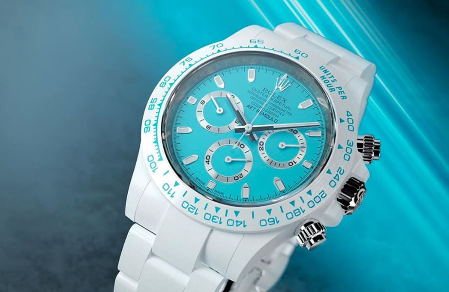 TIFFANY蓝搭配白陶瓷Daytona  设计灵感相当独特