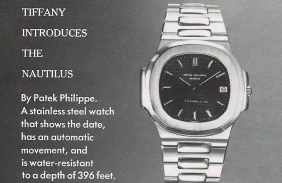 回顾1970年代PPxTIFFANY金鹰运动表广告并标示了售价