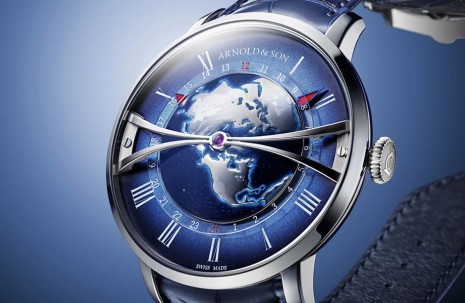 亞諾表Globetrotter世界時區手錶換上漸層藍面限量登場