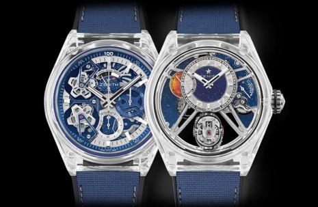 詮釋宇宙星空概念 真力時以藍寶石透明錶殼打造兩款DEFY高複雜手錶