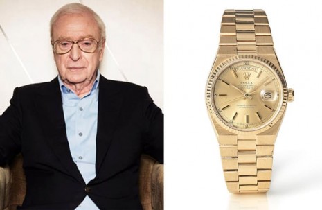 好萊塢傳奇明星米高·肯恩爵士拍賣一款少見勞力士石英總統錶