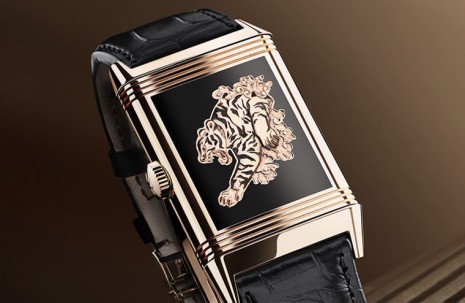 积家Reverso翻转系列2022年开放订制珐琅虎年生肖纪念表