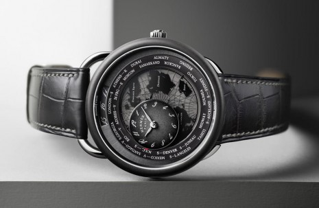 愛馬仕Arceau世界時區手錶以特製機芯模組讓錶盤可以繞著地球走