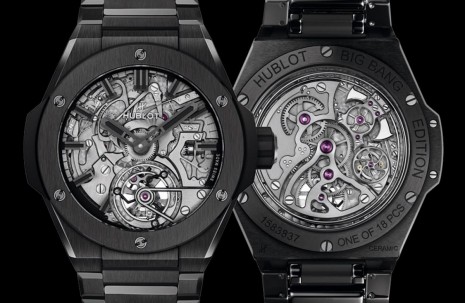 HUBLOT無預警發表世界第一只三問陀飛輪陶瓷錶