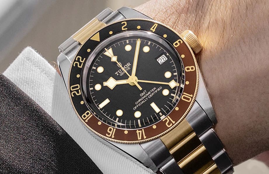 帝舵Black Bay GMT新改款 半金錶殼搭棕黑雙色鋁圈大展復古風格