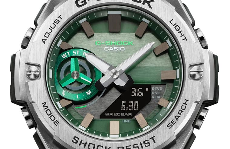 G-SHOCK G-STEEL系列最輕薄作品誕生 GST-B500不鏽鋼錶殼搭鍊帶多款齊發