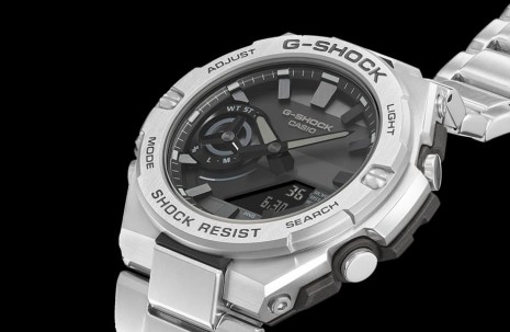G-SHOCK G-STEEL系列最輕薄作品誕生 GST-B500不鏽鋼錶殼搭鍊帶多款齊發