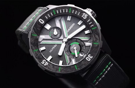 大量以回收原料製成的潛水錶 雅典錶潛水系列世界環球帆船賽手錶甚至含有回收漁網成分