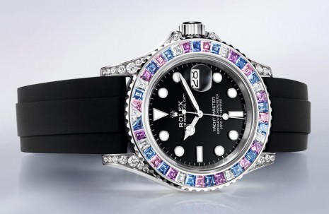 勞力士遊艇以“晨曦”為靈感 採用彩色寶石與鑽石點綴錶白金錶殼錶圈