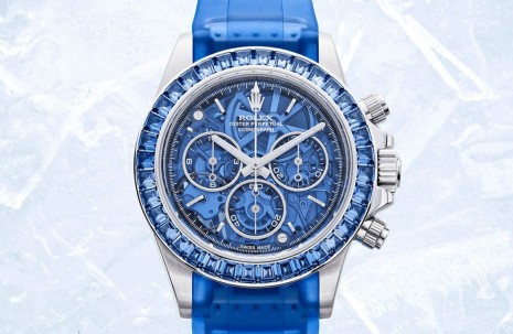 以藍寶石打造”雪山冰川“奇景的勞力士Daytona 116500LN