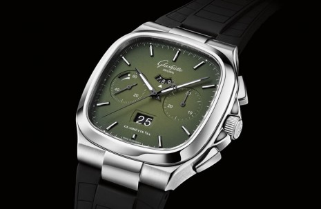 格拉蘇蒂原創七零年代大日期計時碼錶換上墨綠色面盤顏值再進化