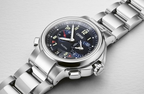 ORIS Hölstein 2022限量錶以經典兩地時間不鏽鋼運動錶為靈感