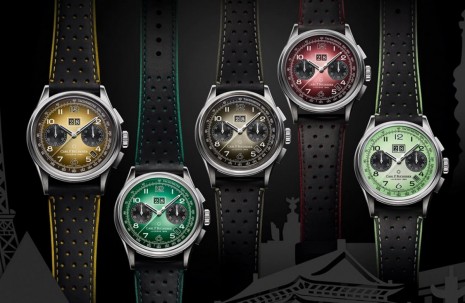寶齊萊傳承年曆雙盤計時碼錶推出以全球大城市為主題的彩色面盤限量版