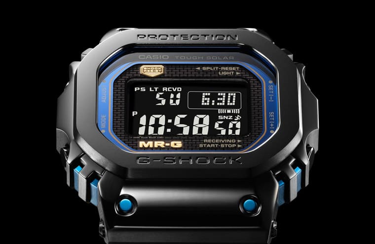 G Shock顶级款mrg B5000新表以 青墨 为主题黑蓝配色让人感到寧静放松 世界腕表world Wrist Watch G Shock顶级款mrg B5000新表以 青墨 为主题黑蓝配色让人感到寧静放松 世界腕表world Wrist Watch