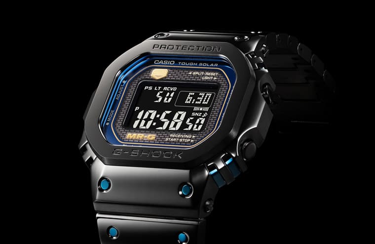 G-SHOCK頂級款MRG-B5000新錶以「青墨」為主題 黑藍配色讓人感到寧靜放鬆