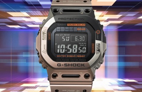經典方形5000系列延伸款 G-SHOCK新作鈦金屬錶殼多色離子IP電鍍詮釋虛擬實境風格